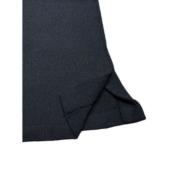 St. John Evening Womens Knit Pull On High Waisted Wide Leg Pants Black Size 10 - Picture 7 of 9